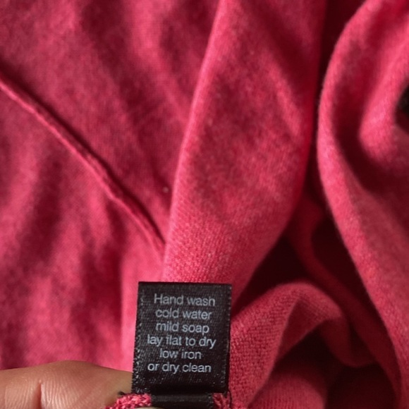 Peruvian Connection 100% Pima Cotton Pink Open Cardigan - Picture 7 of 10